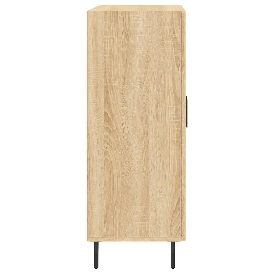 Buffet chêne sonoma 69,5x34x90 cm bois d'ingénierie - 7