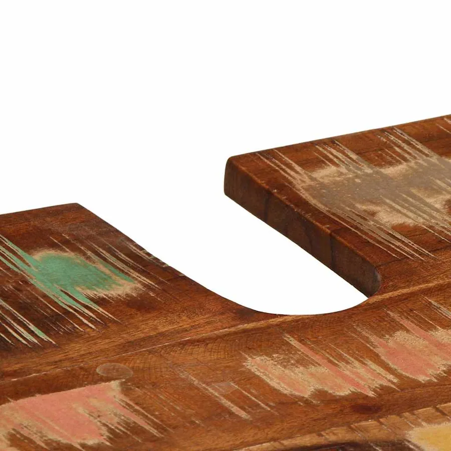 Ensemble de mobilier de salle de bain 3 pcs Bois Recyclé Solide - 10
