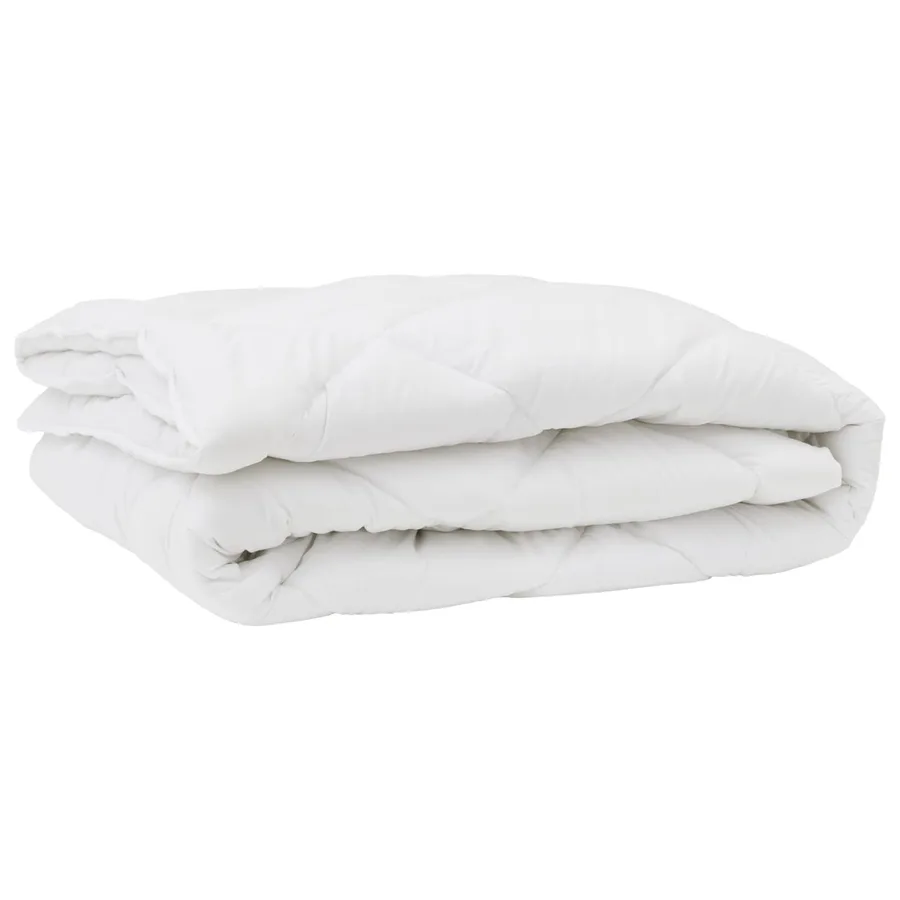 Couette avec oreiller 3 pcs Blanc Microfibre - 4