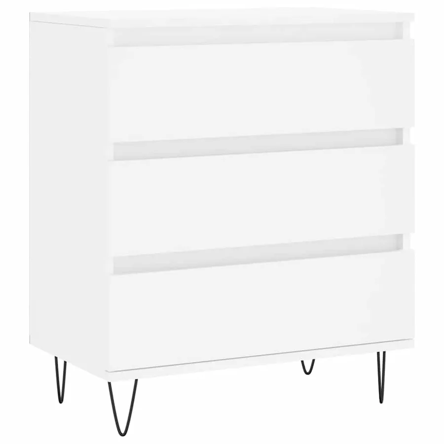 Buffet Blanc 60x35x70 cm Bois d'ingénierie - 2