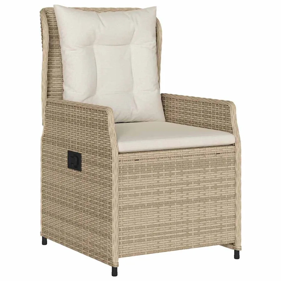 Ensemble de salle à manger pour jardin 5 pcs polyrotin - 6