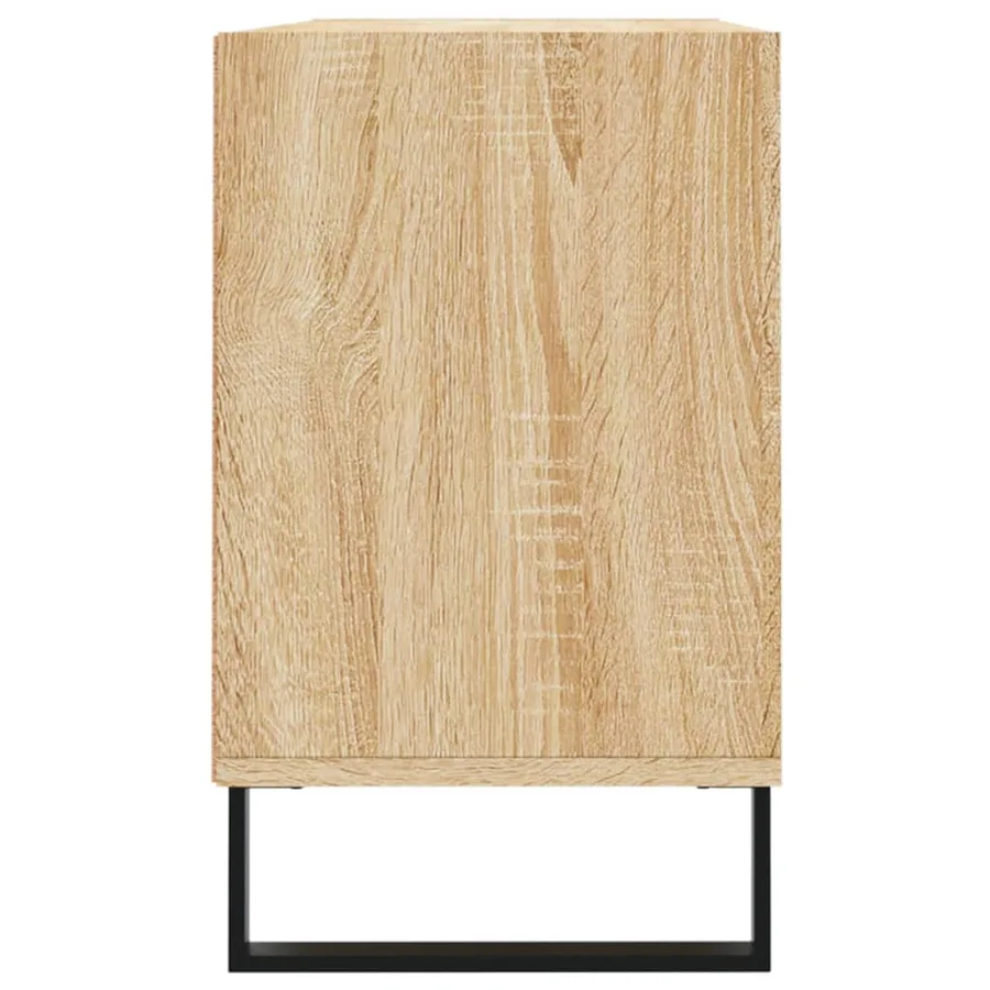 Meuble TV chêne sonoma 103,5x30x50 cm bois d'ingénierie - 5