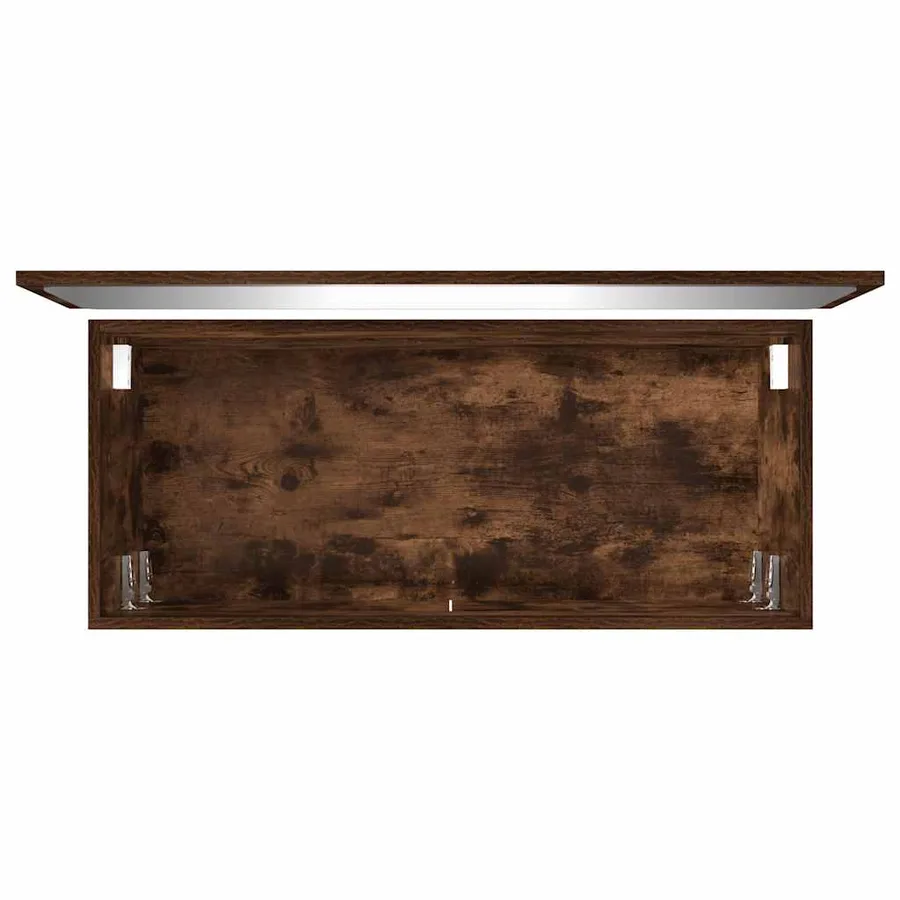 Ensemble de meubles de salle de bain 2 pcs Chêne fumé - 13