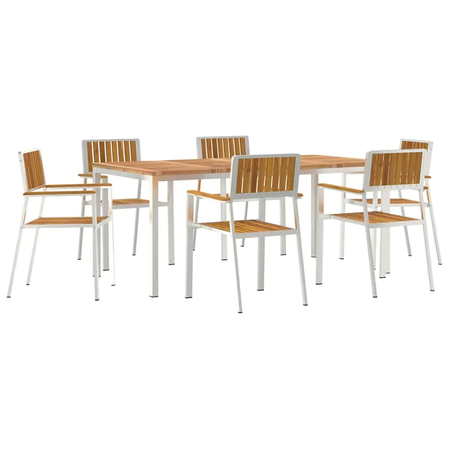 Ensemble de repas extérieur 7 pcs
