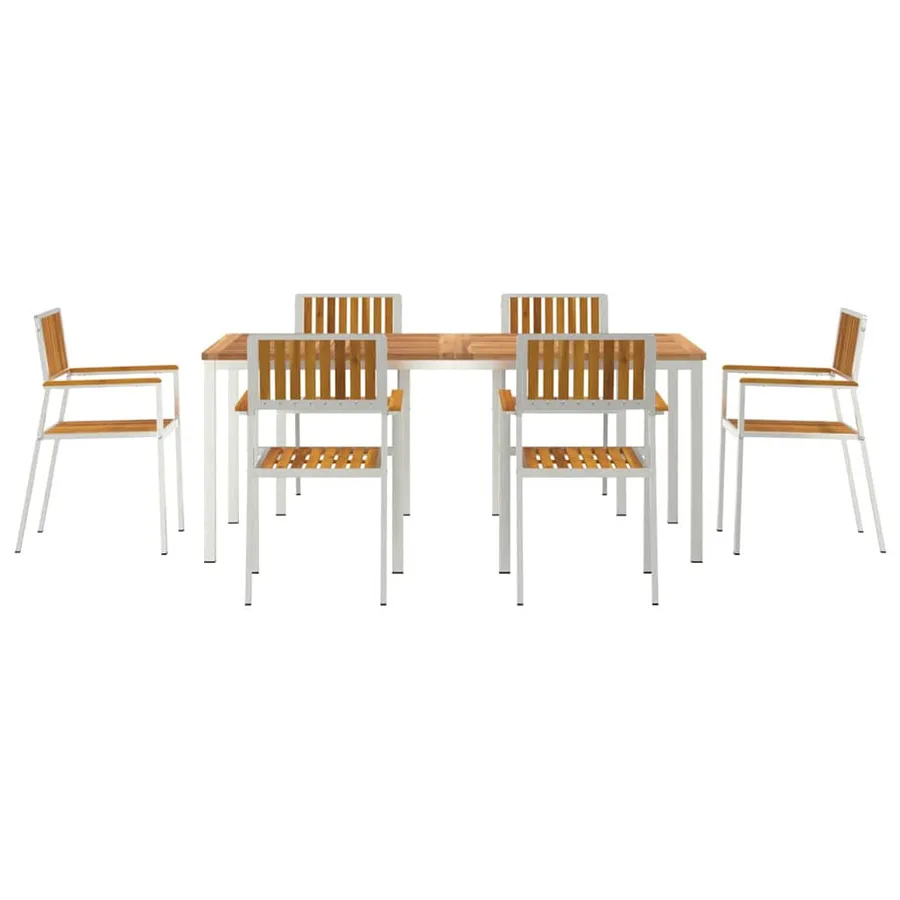 Ensemble de repas extérieur 7 pcs - 5