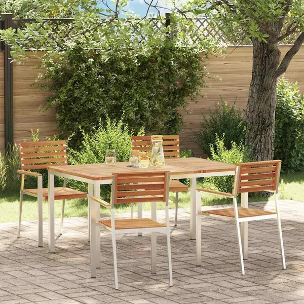 Ensemble de salle à manger pour jardin 5 pcs
