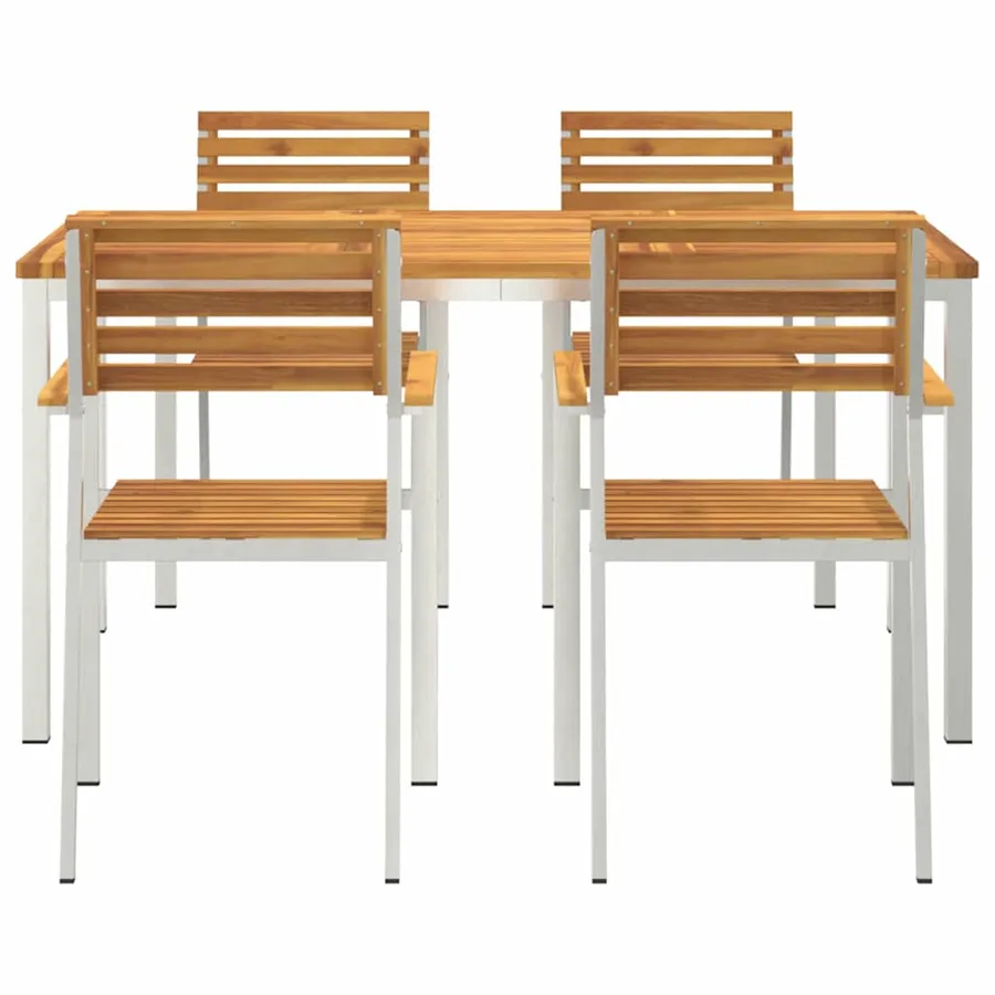 Ensemble de salle à manger pour jardin 5 pcs - 7