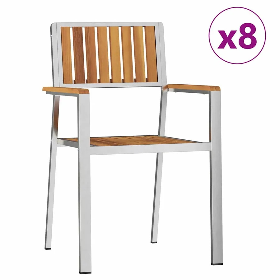 Ensemble de repas extérieur 9 pcs - 6