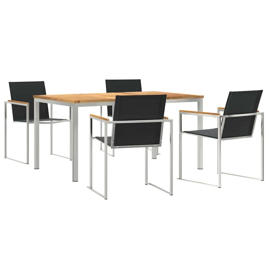 Ensemble de salle à manger pour jardin 5 pcs - 2