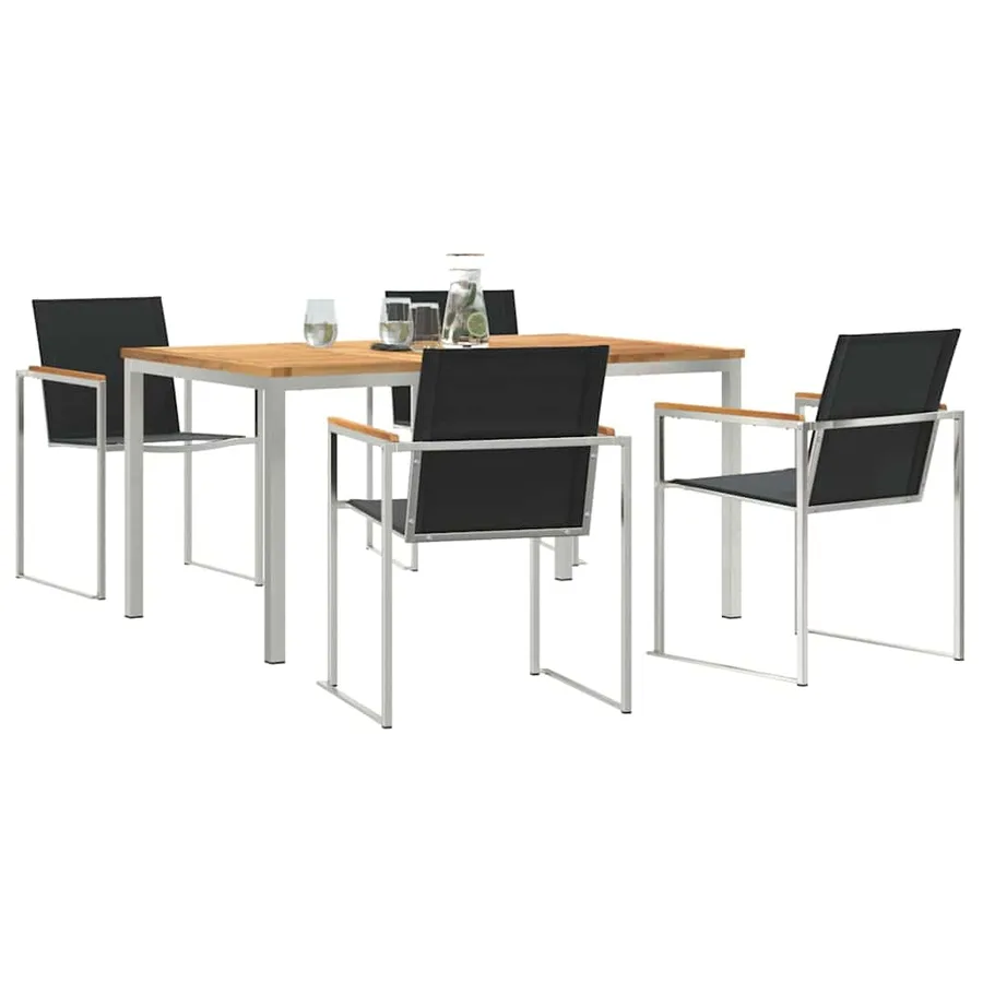 Ensemble de salle à manger pour jardin 5 pcs - 3