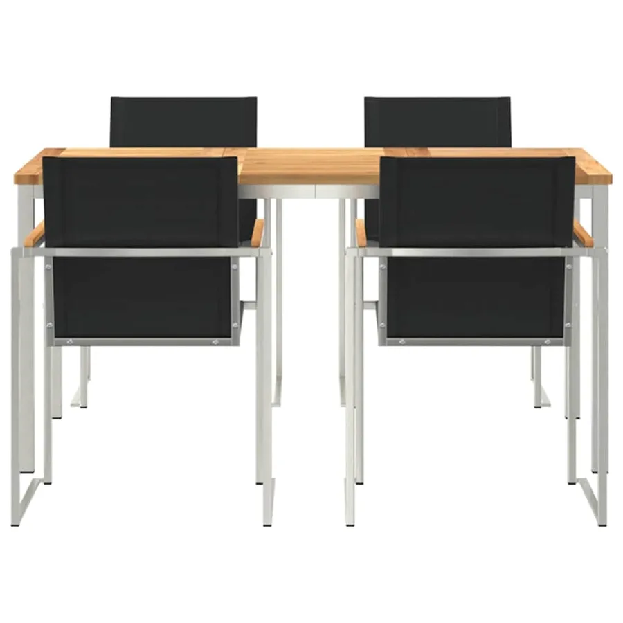 Ensemble de salle à manger pour jardin 5 pcs - 7