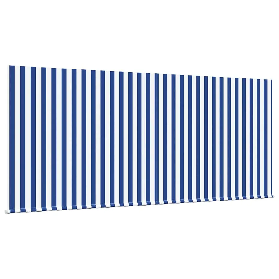 Auvent Rétractable Bleu et Blanc 300 x 200 cm - 6