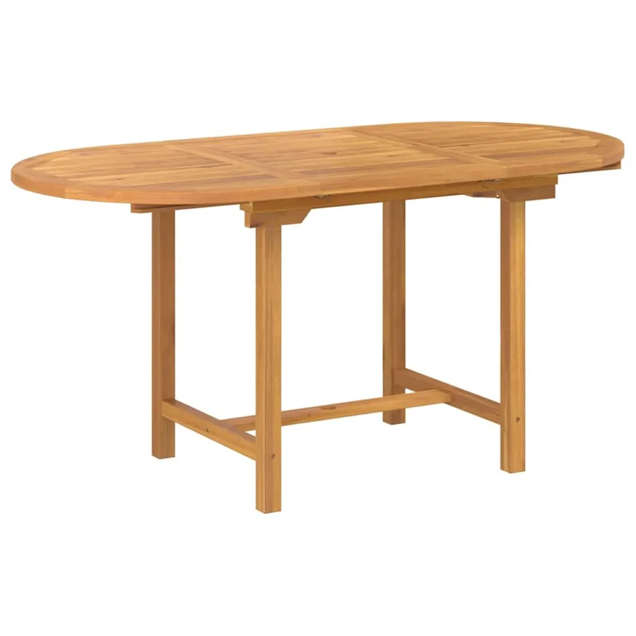 Ensemble de salle à manger pour jardin 7 pcs Marron - 5