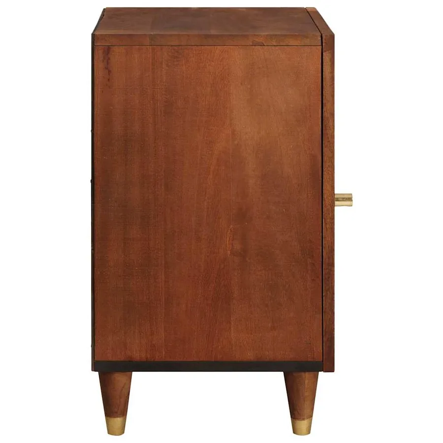 Cabinet de salle de bain avec étagère Marron 38 x 33,5 x 58 cm - 5