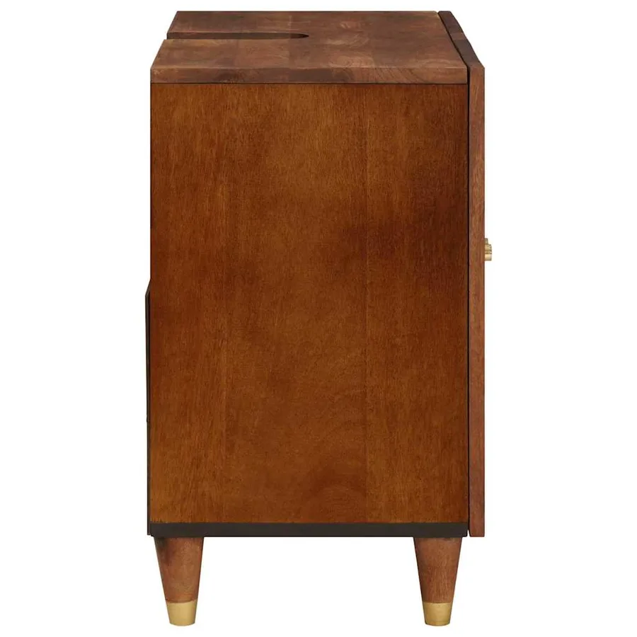 Armoire d'évier Marron 62 x 33 x 58 cm Bois d'ingénierie - 5