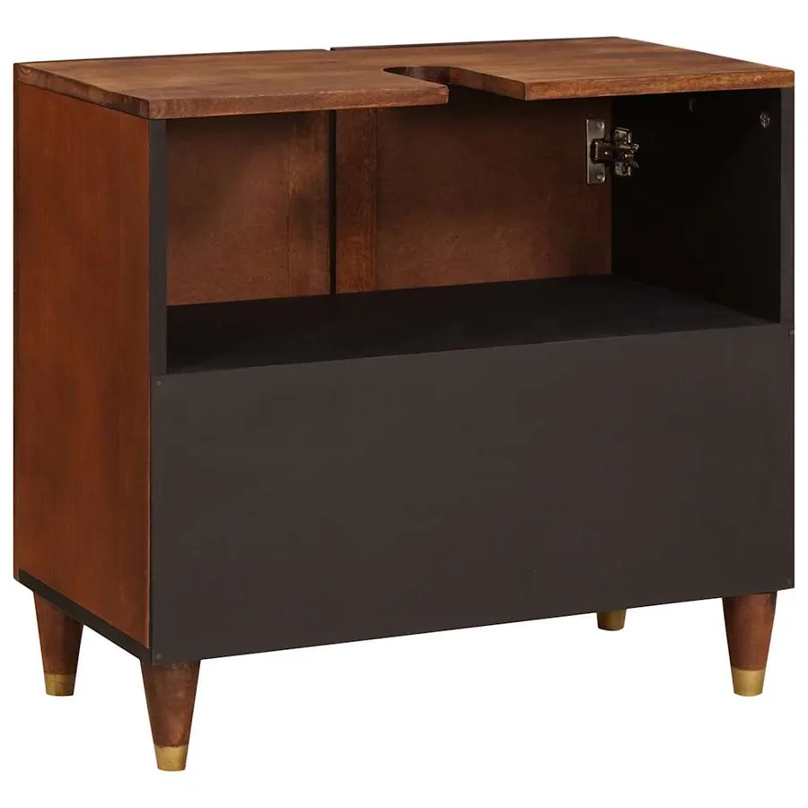 Armoire d'évier Marron 62 x 33 x 58 cm Bois d'ingénierie - 6