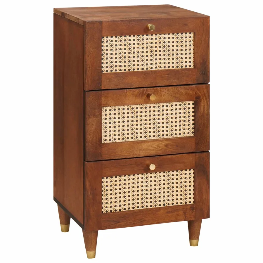Buffet Marron 40 x 33,5 x 75 cm Bois de mangue massif