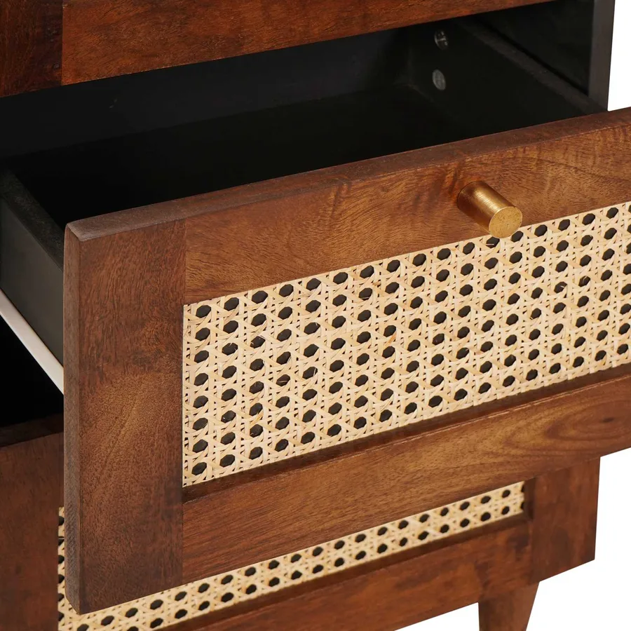 Buffet Marron 40 x 33,5 x 75 cm Bois de mangue massif - 7
