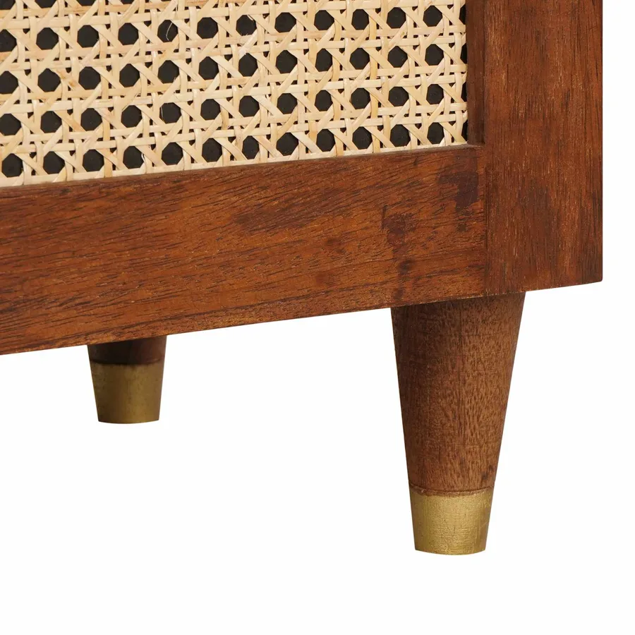 Buffet Marron 40 x 33,5 x 75 cm Bois de mangue massif - 8