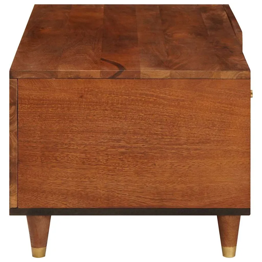 Table basse 80 x 50 x 40 cm Bois de mangue massif - 5