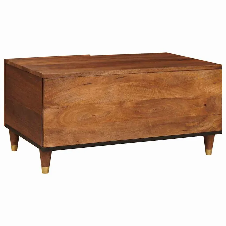 Table basse 80 x 50 x 40 cm Bois de mangue massif - 6