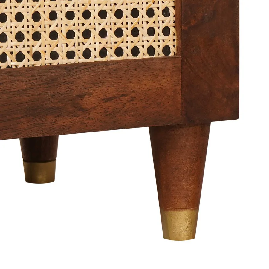 Buffet Marron 90 x 33,5 x 75 cm Bois de mangue massif - 8