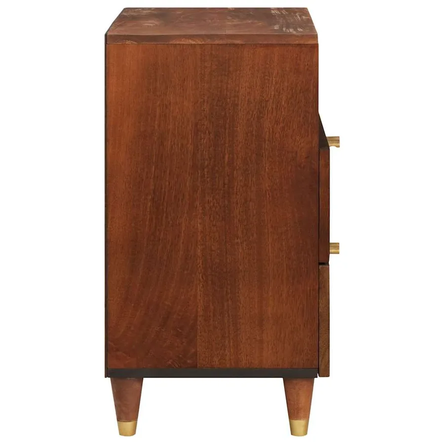 Tables de chevet 50 x 33 x 62 cm Bois de mangue massif - 4