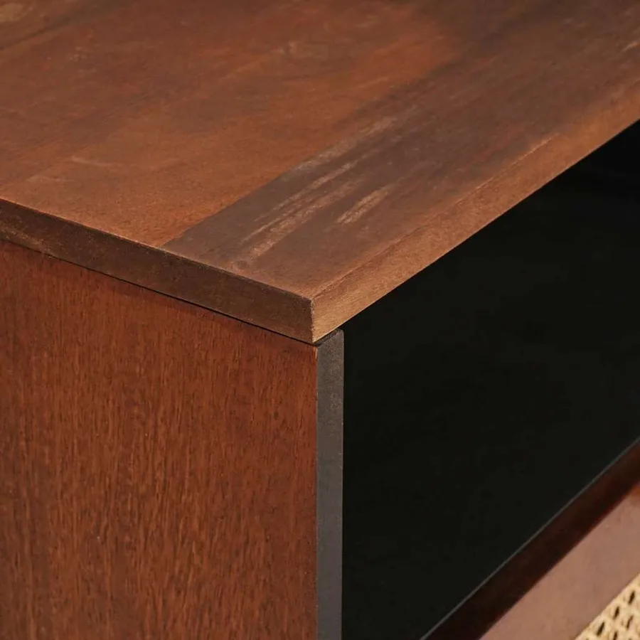 Tables de chevet 50 x 33 x 62 cm Bois de mangue massif - 6