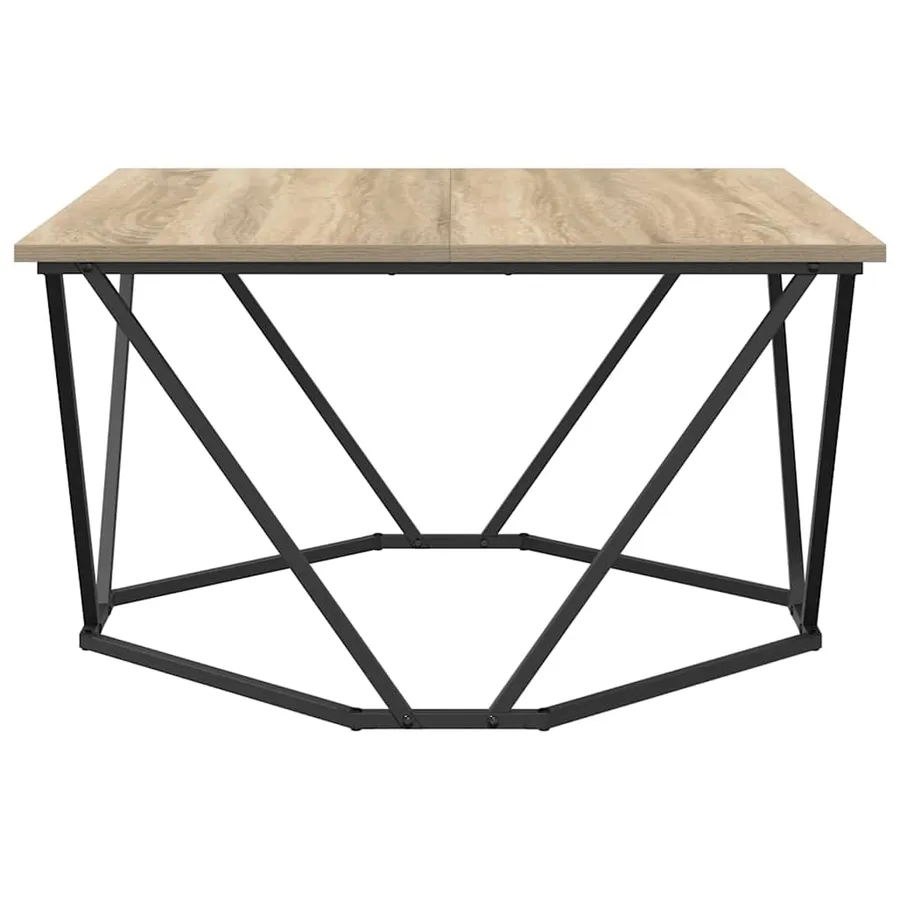 Table basse Chêne Sonoma 80 x 80 x 45 cm - 5