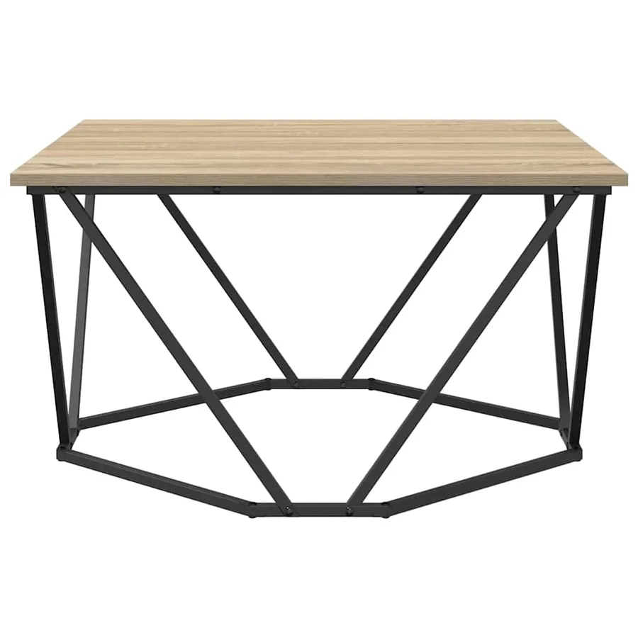 Table basse Chêne Sonoma 80 x 80 x 45 cm - 6