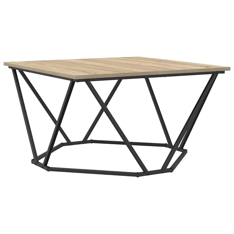 Table basse Chêne Sonoma 80 x 80 x 45 cm - 7