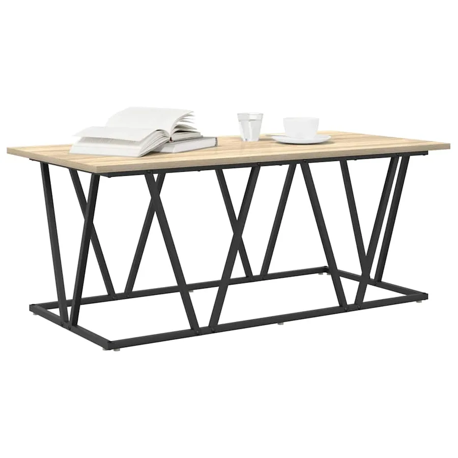 Table basse Chêne Sonoma 100 x 50 x 40 cm - 3
