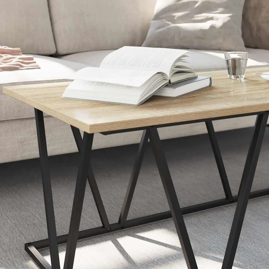 Table basse Chêne Sonoma 100 x 50 x 40 cm - 4