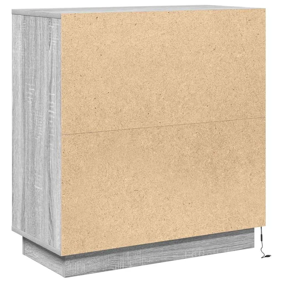 Buffet LED pour Sonoma gris 71 x 34,5 x 75 cm - 11