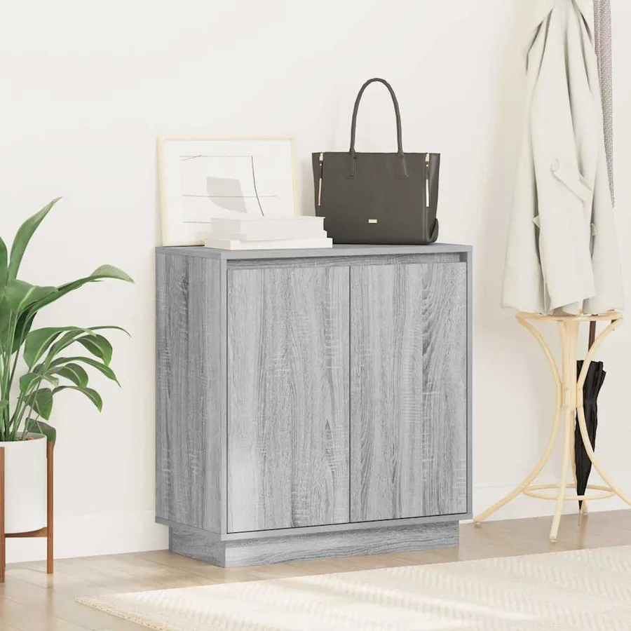 Buffet LED pour Sonoma gris 71 x 34,5 x 75 cm - 5