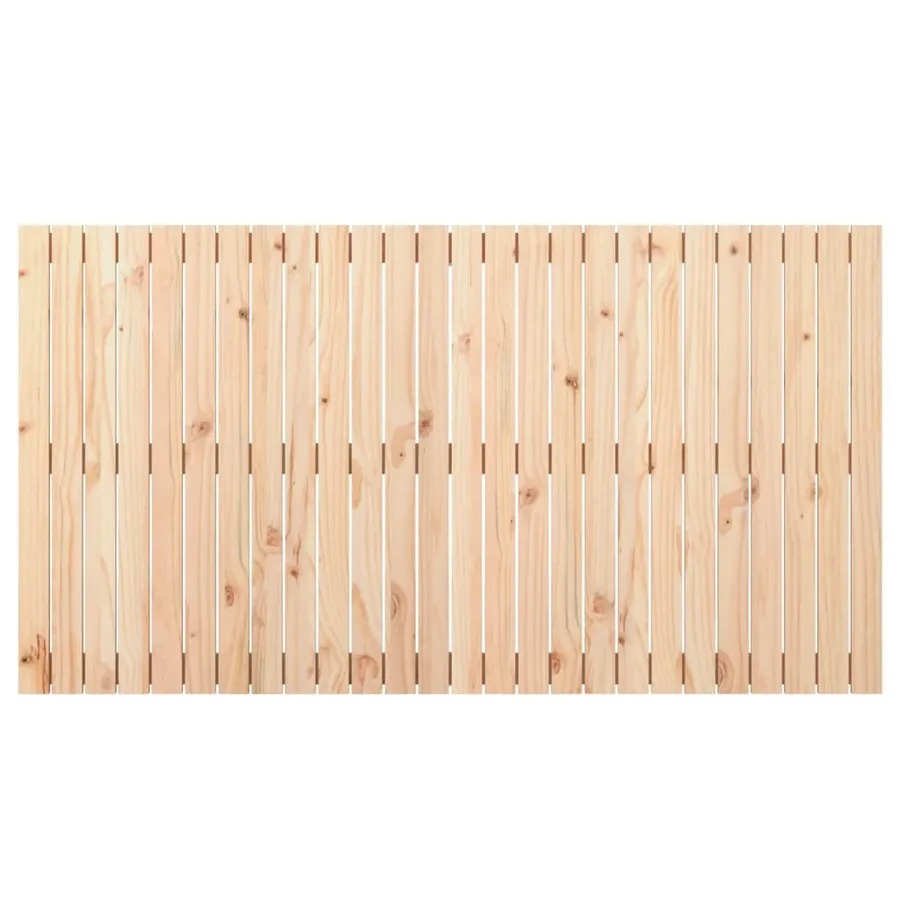 Tête de lit murale 166x3x90 cm Bois massif de pin - 4