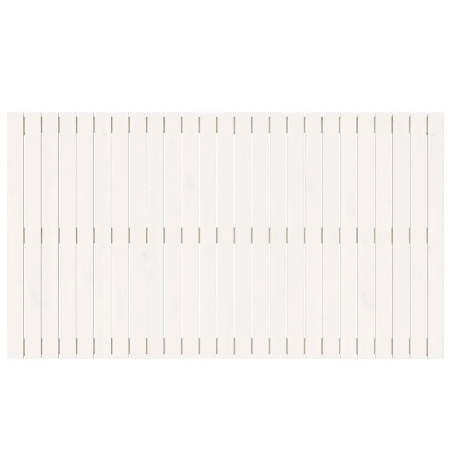 Tête de lit murale Blanc 159,5x3x90 cm Bois massif de pin - 4