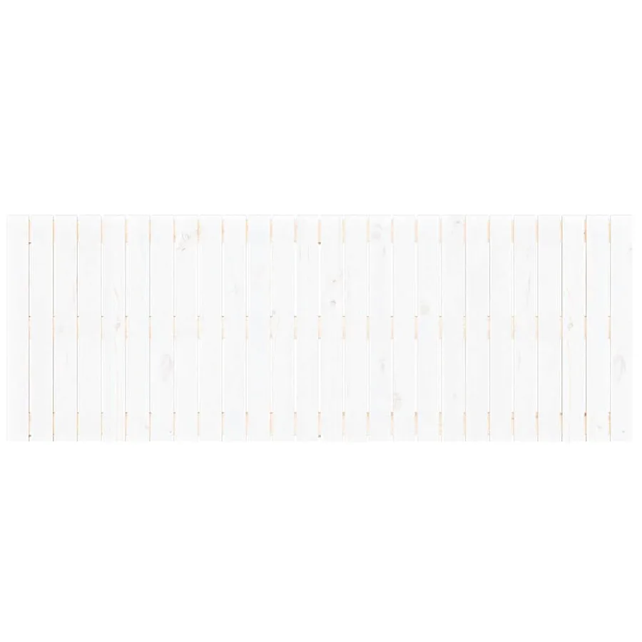 Tête de lit murale Blanc 166x3x60 cm Bois massif de pin - 4