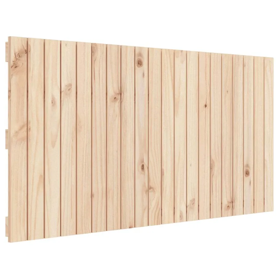 Tête de lit murale 127,5x3x60 cm Bois massif de pin - 2