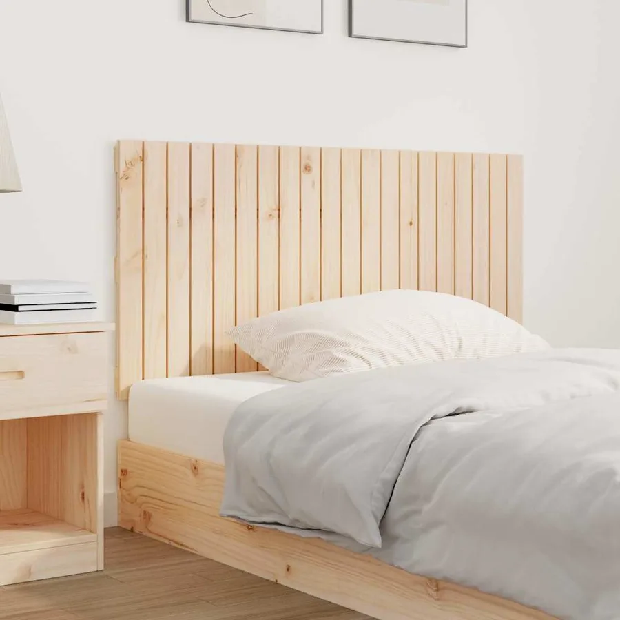 Tête de lit murale 127,5x3x60 cm Bois massif de pin - 3