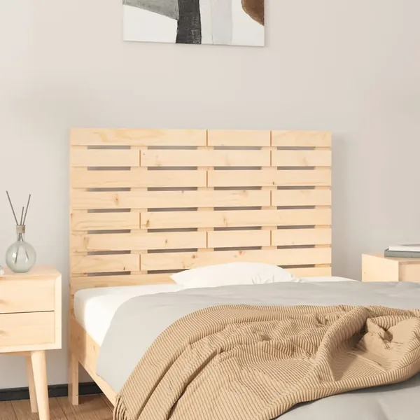 Tête de lit murale 96x3x63 cm Bois massif de pin