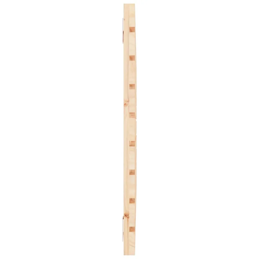 Tête de lit murale 96x3x63 cm Bois massif de pin - 5