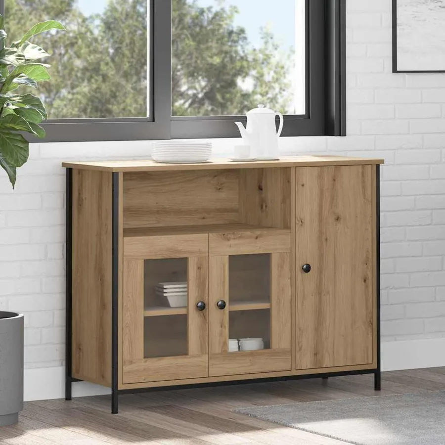 Buffet Chêne artisanal 100 x 35 x 75 cm