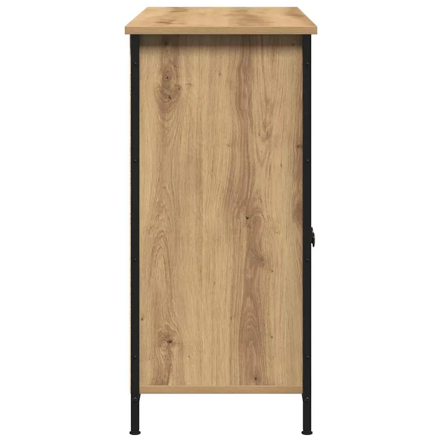 Buffet Chêne artisanal 100 x 35 x 75 cm - 5