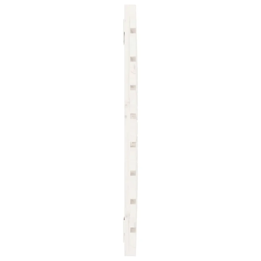 Tête de lit murale Blanc 106x3x63 cm Bois massif de pin - 5
