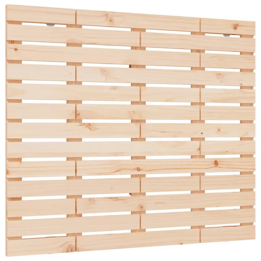 Tête de lit murale 81x3x91,5 cm Bois massif de pin - 2