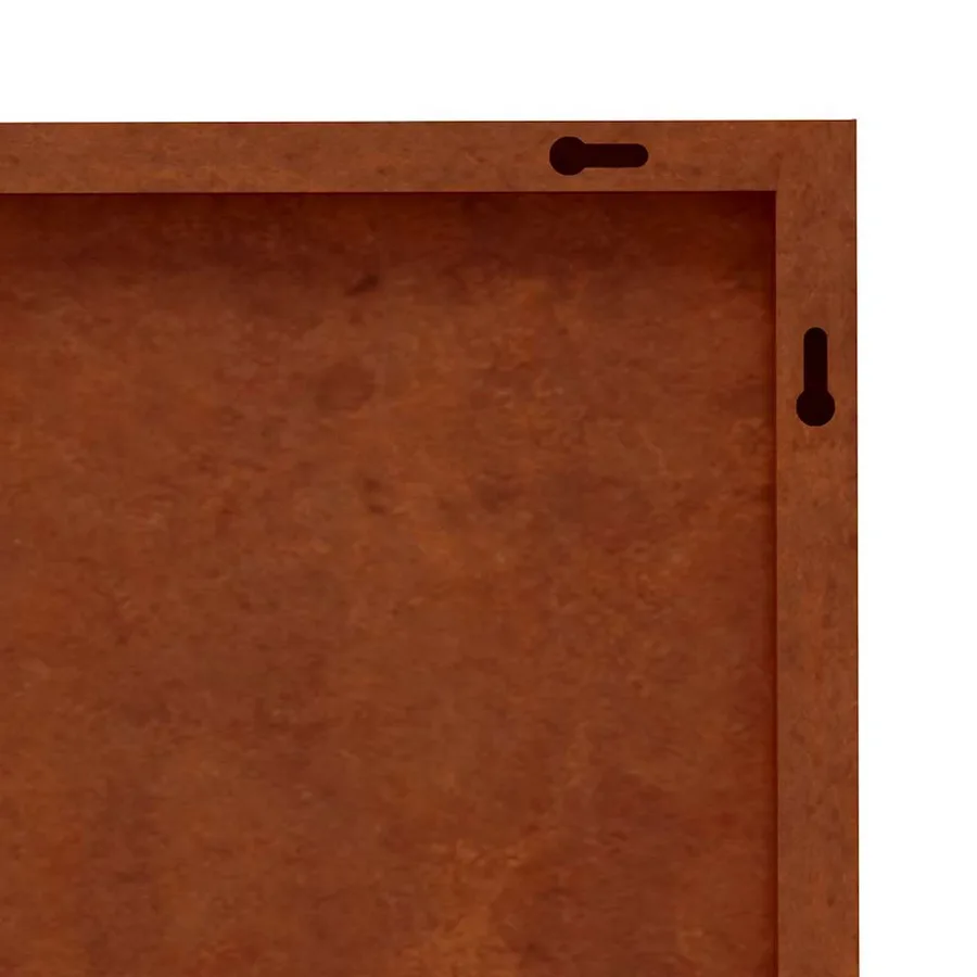 Décoration murale jardin 105x55cm acier corten design du soleil - 7