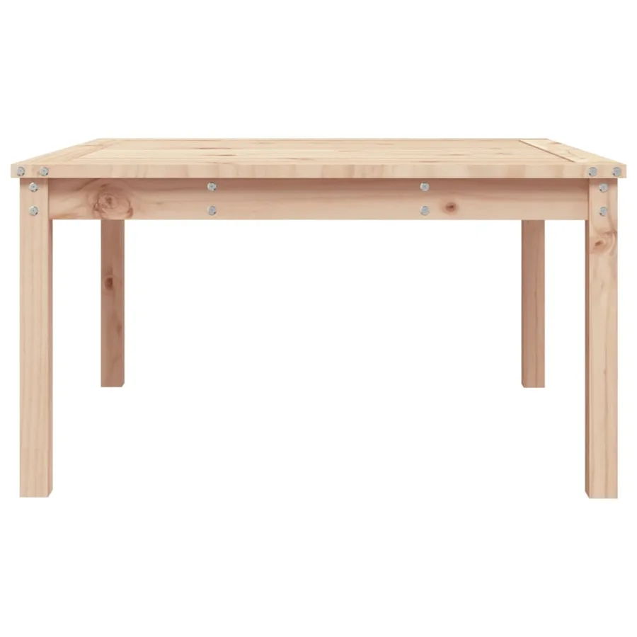 Table de jardin 82,5x82,5x45 cm bois massif de pin - 6