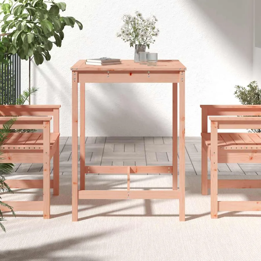 Table de jardin 82,5x82,5x110 cm bois massif de douglas - 3