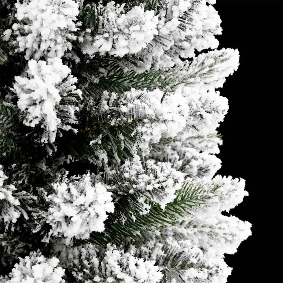 Sapin de Noël artificiel Blanc 210 cm PVC, métal et plastique - 14